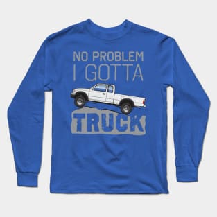 No Problem-White Long Sleeve T-Shirt